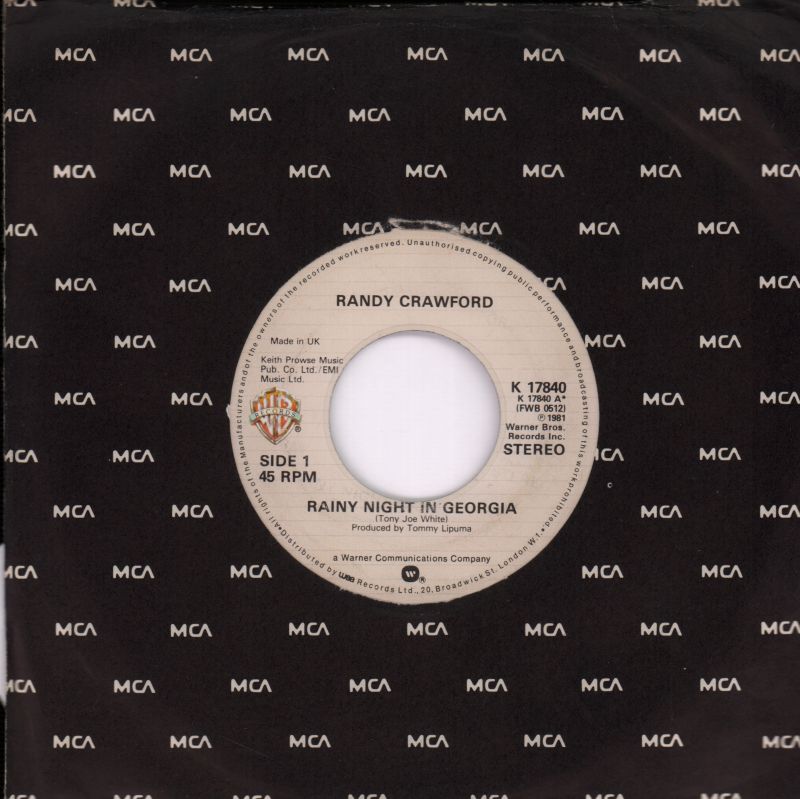 Rainy Night In Georgia/ I Got Myself-Warner-7" Vinyl