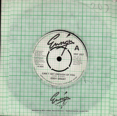 Can't Get Enough Of You/ Neighbour-Ensign-7" Vinyl
