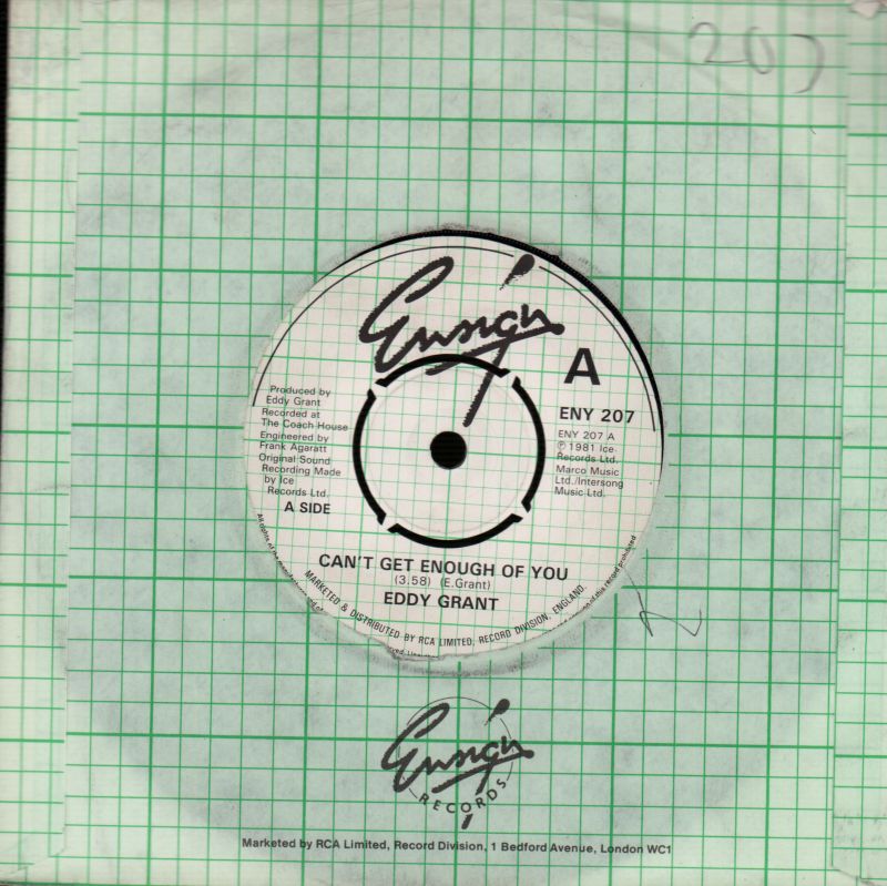 Can't Get Enough Of You/ Neighbour-Ensign-7" Vinyl