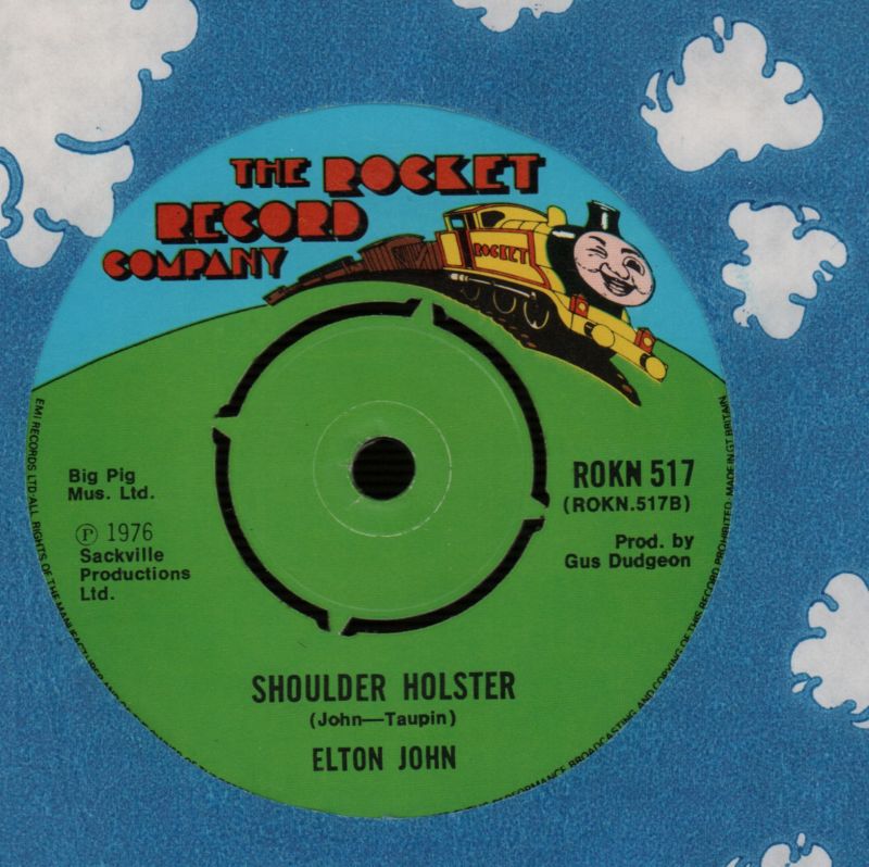 Sorry Seems To Be The Hardest Word/ Shoulder Holster-Rocket Record-7" Vinyl-VG/Ex+ - Shakedownrecords