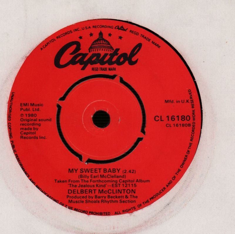 Giving It Up For Love/ My Sweet Baby-Capitol-7" Vinyl-VG/Ex