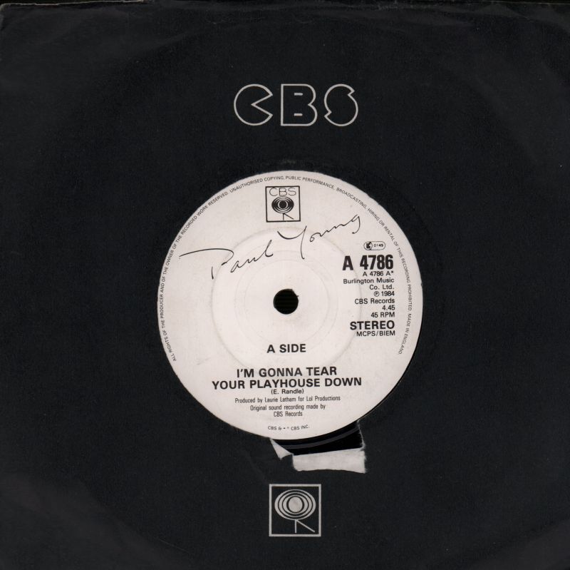I'm Gonna Tear Your Playhouse Down/ One Step Forward-CBS-7" Vinyl