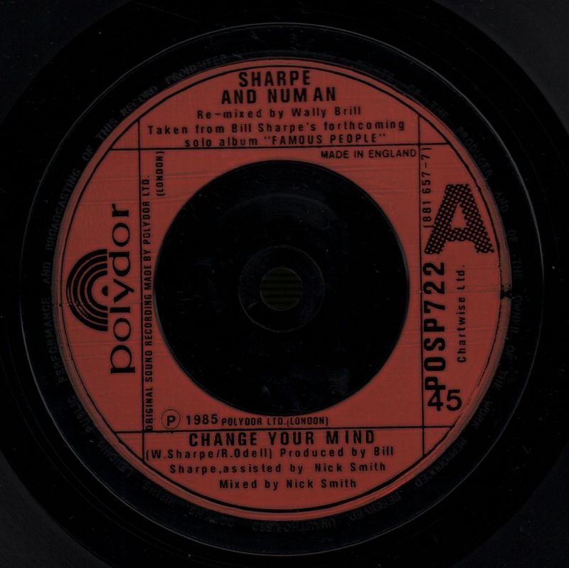 Change Your Mind-Polydor-7" Vinyl P/S-VG/Ex