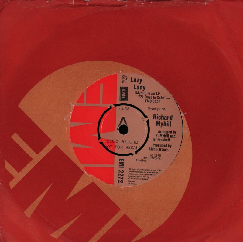 Lazy Lady/ Those Amateur Days-EMI-7" Vinyl