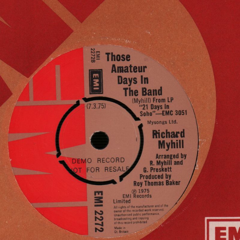 Lazy Lady/ Those Amateur Days-EMI-7" Vinyl-VG/Ex