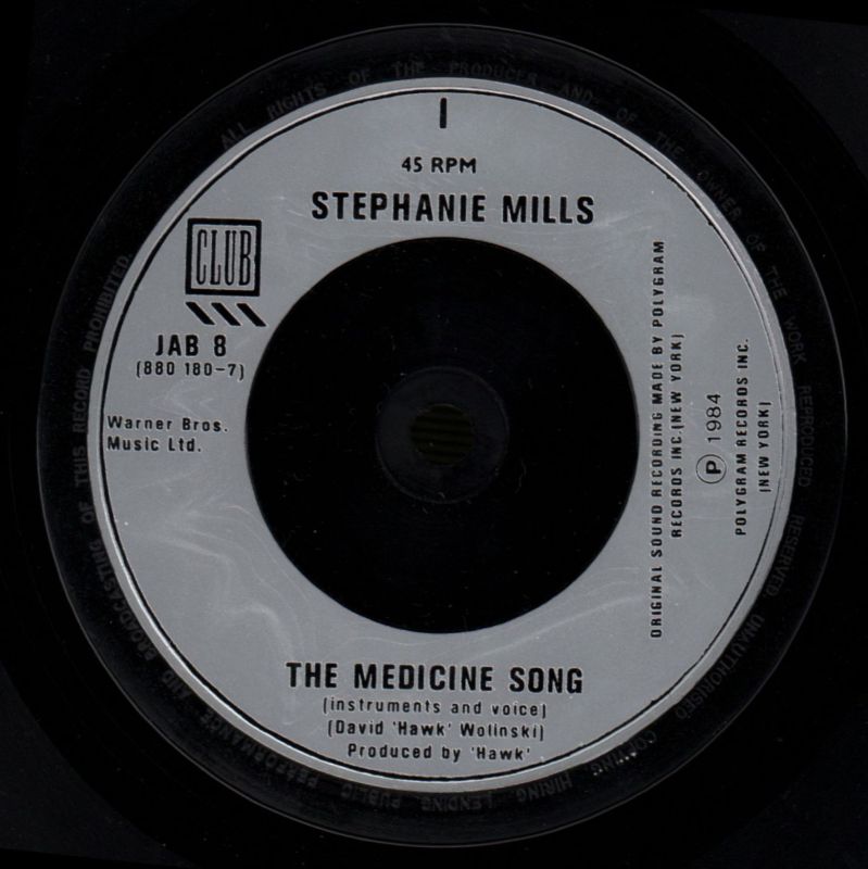 The Medicine Song-Club-7" Vinyl P/S-VG/Ex