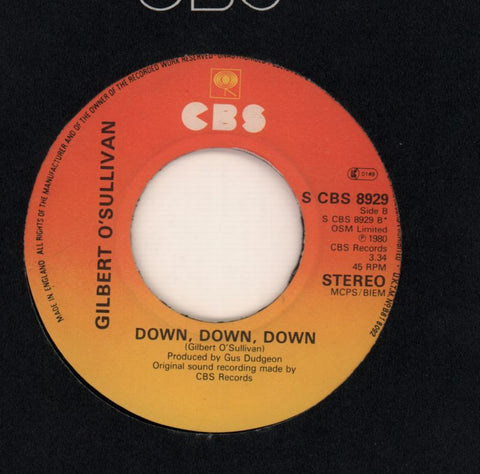 What's In A Kiss/ Down Down Down-CBS-7" Vinyl-VG/VG+