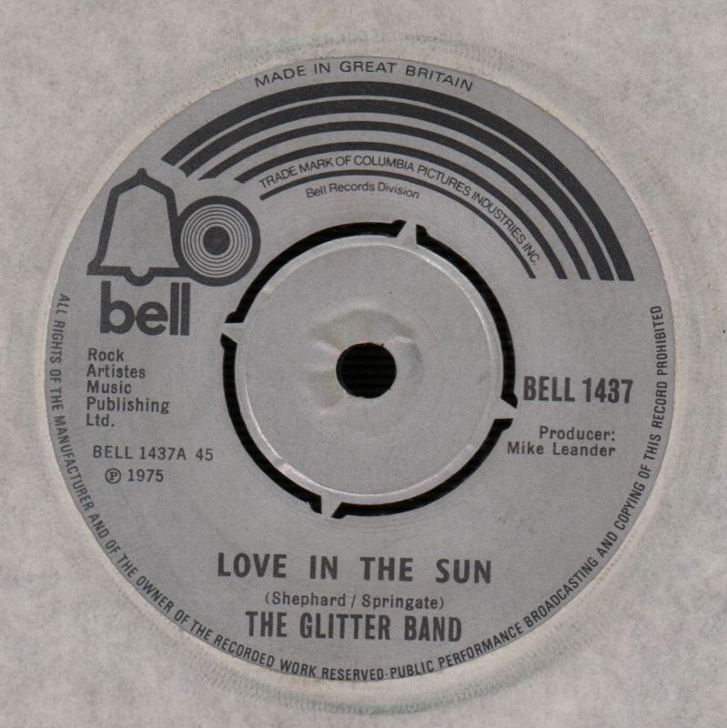 Love In The Sun/ I Can Hear Music-Bell-7" Vinyl