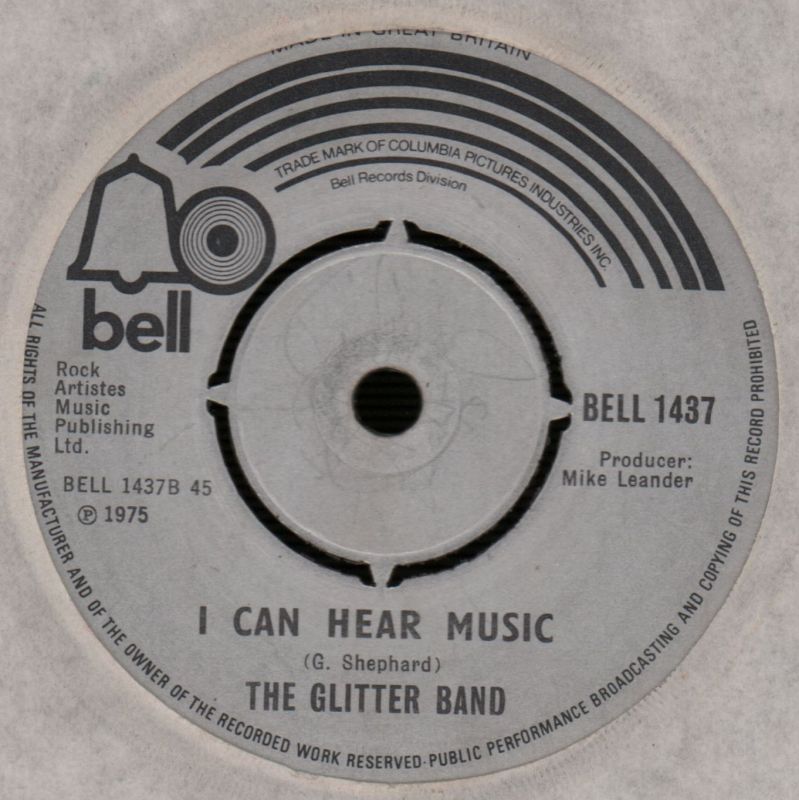 Love In The Sun/ I Can Hear Music-Bell-7" Vinyl-VG/VG