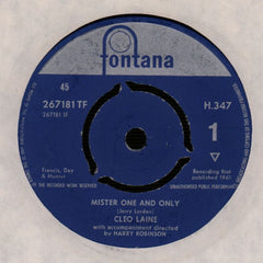 Mister One And Only/ No Such As Thing As Love-Fontana-7" Vinyl