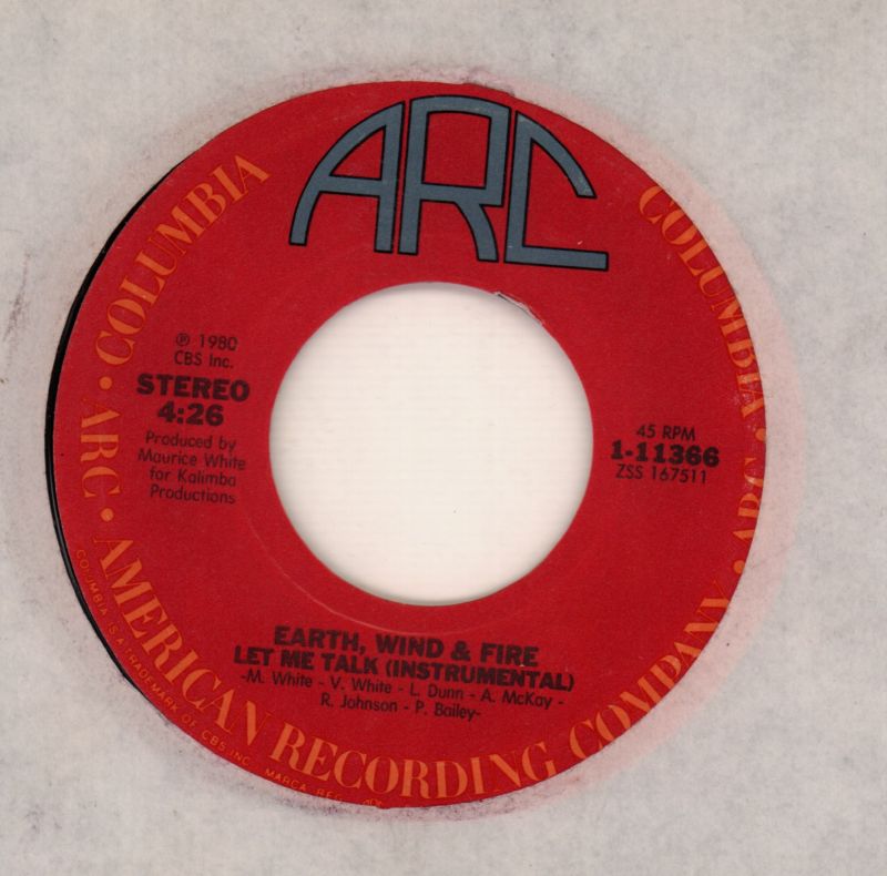 Let Me Talk-Arc-7" Vinyl-VG/VG