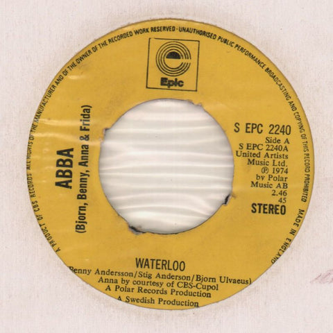 Waterloo/ Watch Out-Epic-7" Vinyl