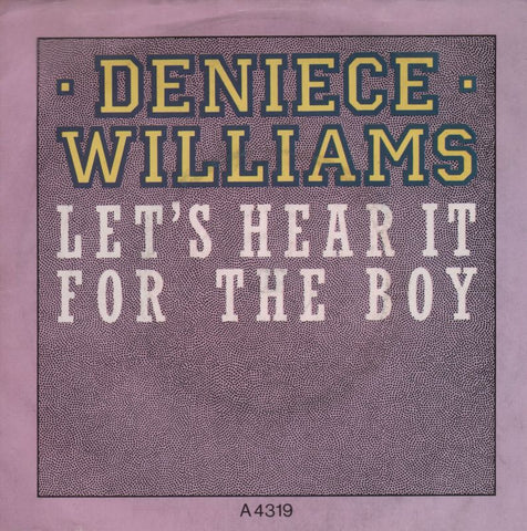 Let's Hear It For The Boy-CBS-7" Vinyl P/S