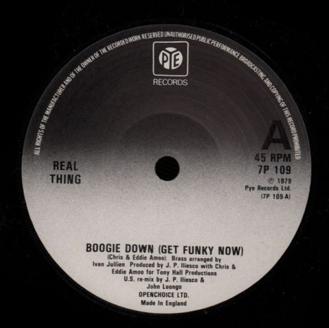 Boogie Down-Pye-7" Vinyl P/S-VG/VG