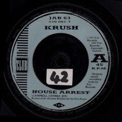 House Arrest-Club-7" Vinyl P/S-VG/VG