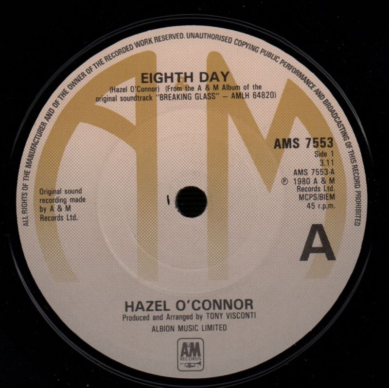 Eighth Day-A&M-7" Vinyl P/S-VG/VG