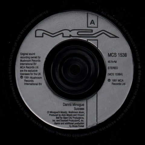 Success-MCA-7" Vinyl P/S-VG/VG