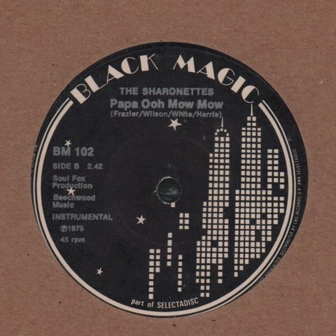 Papa Ooh Mow Mow-Black Magic-7" Vinyl-VG/VG