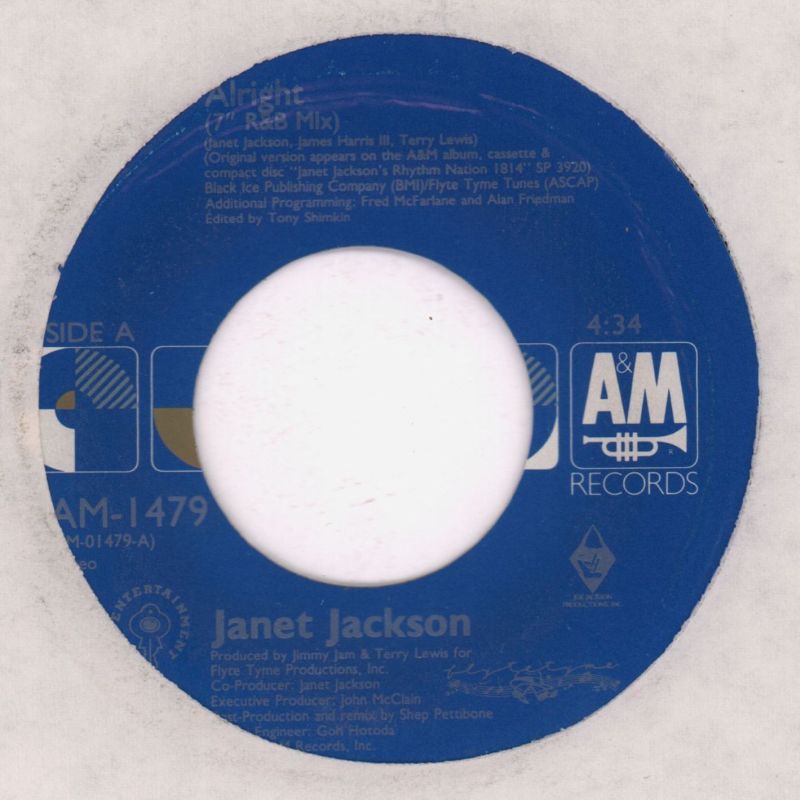 Alright-A&M-7" Vinyl