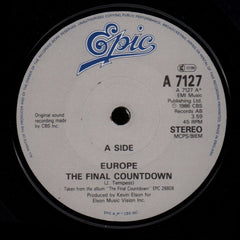 The Final Countdown-Epic-7" Vinyl P/S-VG/VG