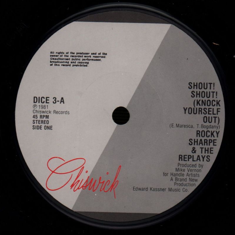 Shout Shout-Chiswick-7" Vinyl P/S-VG+/VG+