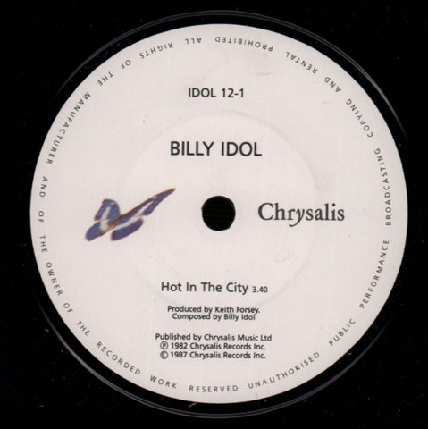 Hot In The City-Chrysalis-7" Vinyl P/S-VG/VG+
