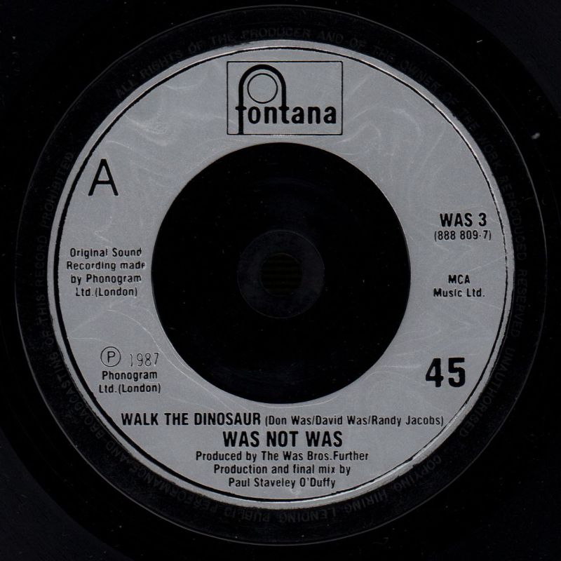 Walk The Dinosaur-Fontana-7" Vinyl P/S-Ex/Ex
