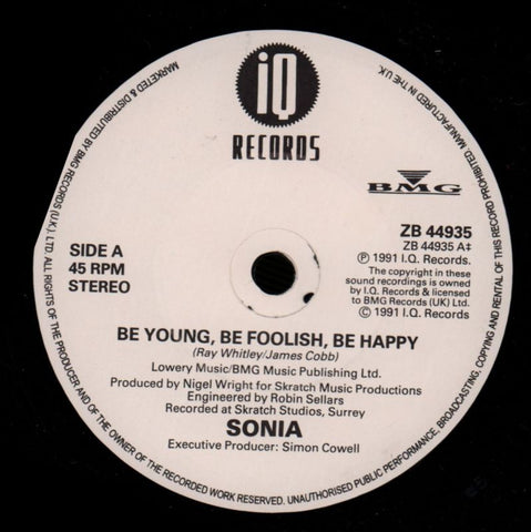 Be Young Be Foolish-BMG-7" Vinyl P/S-VG/Ex