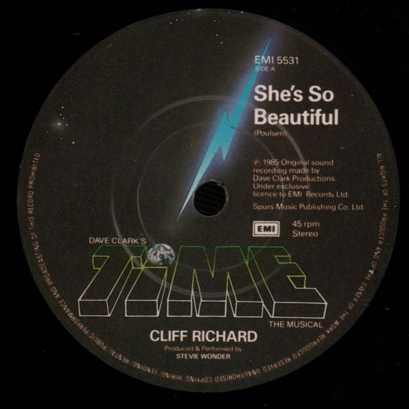 She's So Beautiful-EMI-7" Vinyl P/S-Ex/VG+