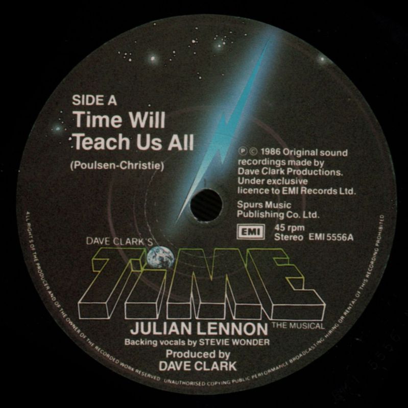 Time Will Teach Us All-EMI-7" Vinyl P/S-Ex/VG+