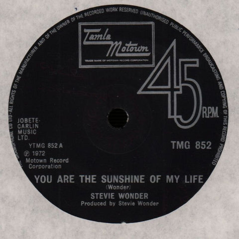 You Are The Sunshine/ Look Around-Tamla Motown-7" Vinyl