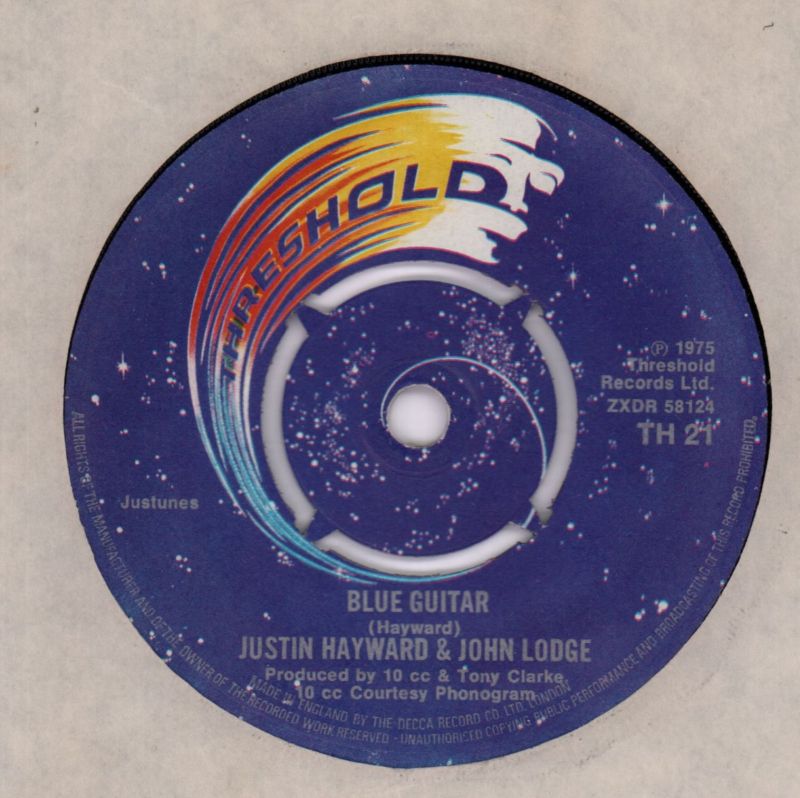 Blue Guitar/ When You Wake Up-Threshold-7" Vinyl
