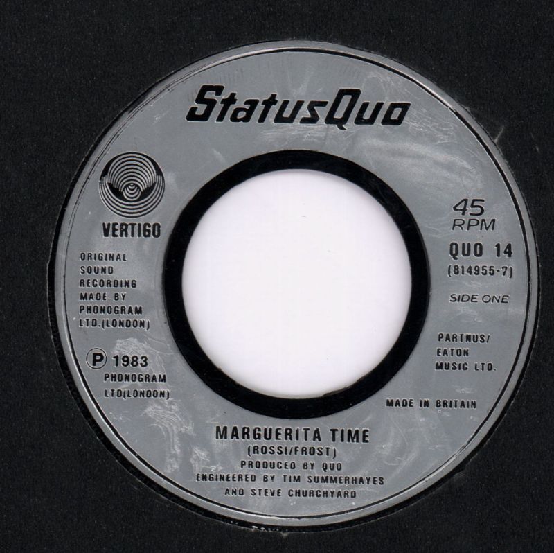 Marguerita Time/ Resurrection-Vertigo-7" Vinyl