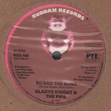 So Sad The Song-Buddah-7" Vinyl