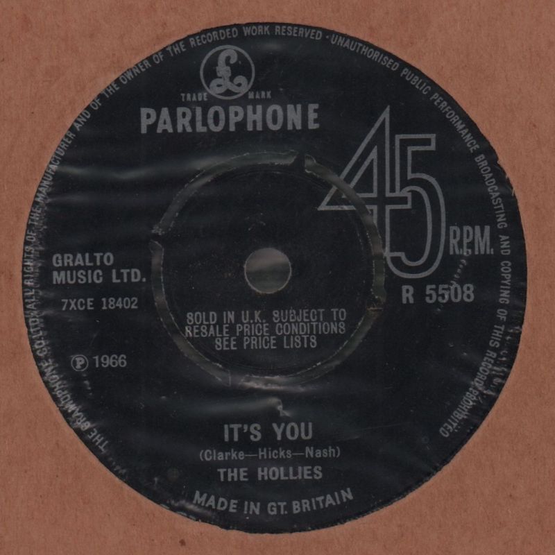 Stop Stop Stop/ It's You-Parlophone-7" Vinyl-VG/VG