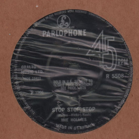 Stop Stop Stop/ It's You-Parlophone-7" Vinyl