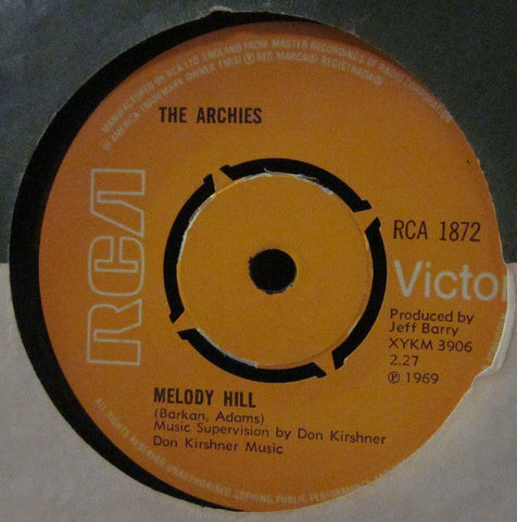 The Archies-Melody Hill-RCA Victor-7" Vinyl