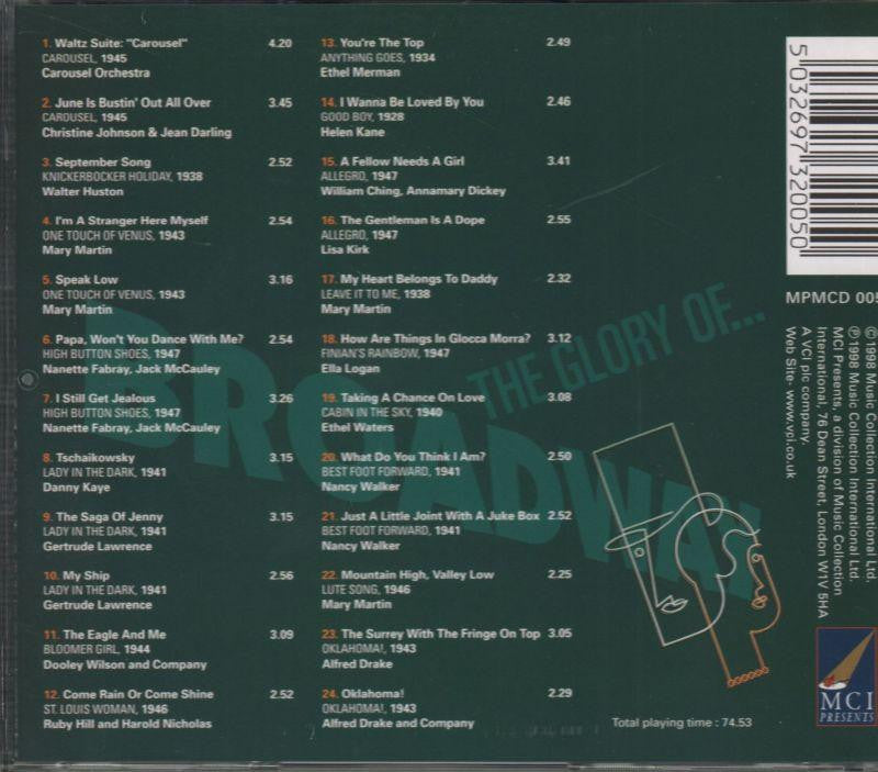The Glory Of Broadway-MCI-CD Album-New
