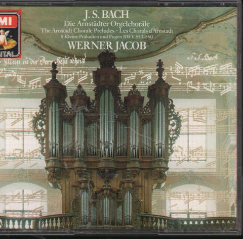 Werner Jacob and Johann Sebastian Bach-Johann Sebastian Bach: Die Arnstadter Orgelchorale-CD Album
