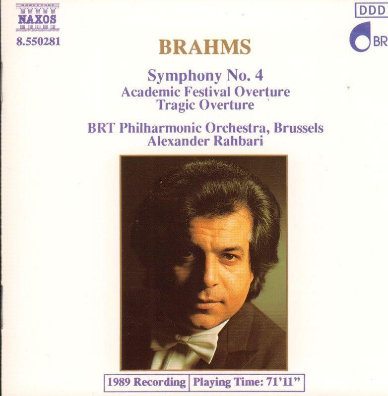 Brahms-Symphony No. 4-Naxos-CD Album