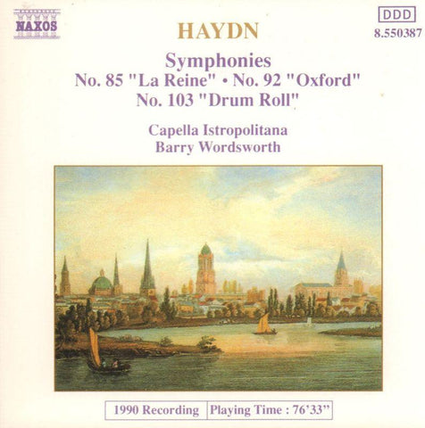 Haydn-Symphonies No. 85,92 And 103-Naxos-CD Album