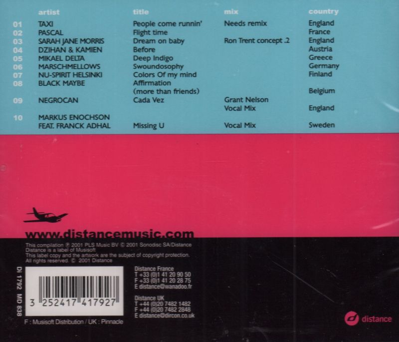 European Sound Community-Distance-CD Album-New & Sealed