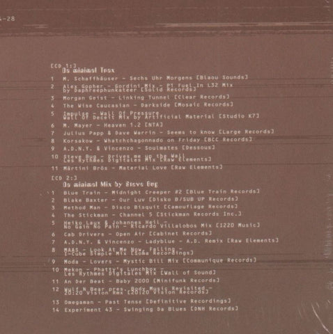 Da Minimal Funk 2-Raw Elements-2CD Album-New & Sealed
