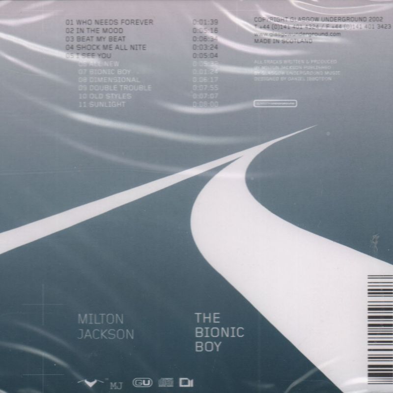 The Bionic Boy-Glasgow Underground-CD Album-New & Sealed