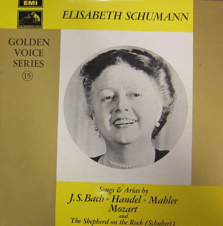 Elisabeth Schumann-Golden Voice Series No.15-HMV/EMI-Vinyl LP
