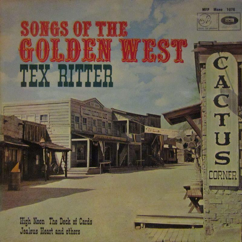 Tex Ritter-Songs Of The Golden West-Music For Pleasure-Vinyl LP