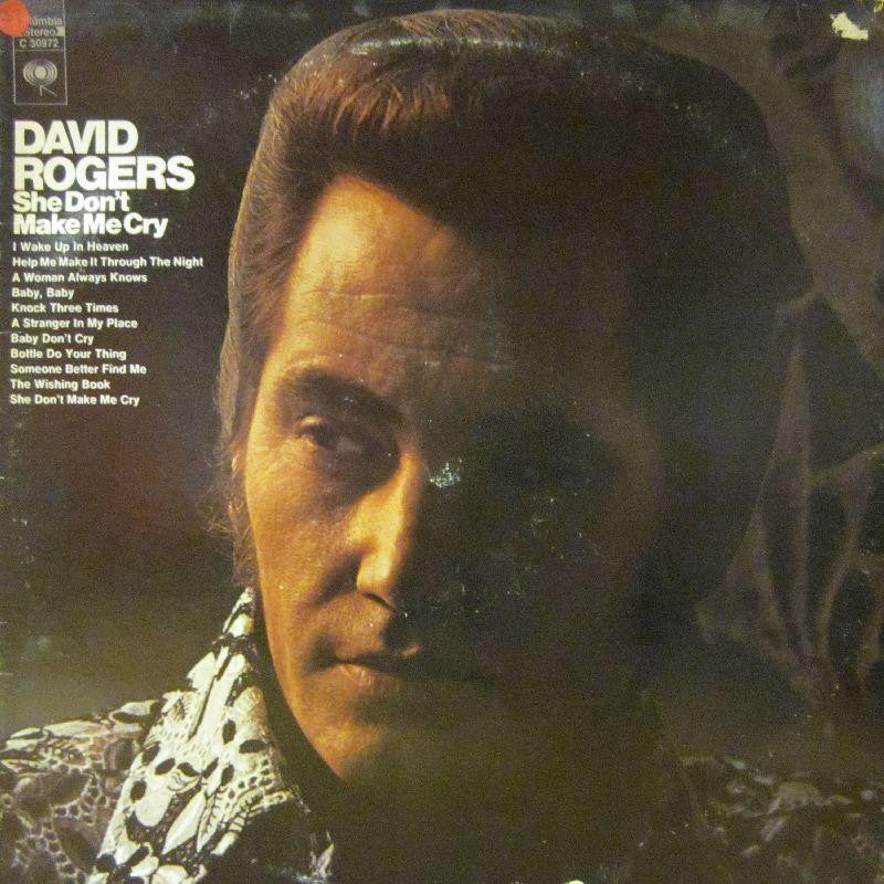 David Rogers-She Don't Make Me Cry-Columbia-Vinyl LP