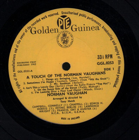A Touch Of The Norman Vaughans-Pye-Vinyl LP-VG/VG