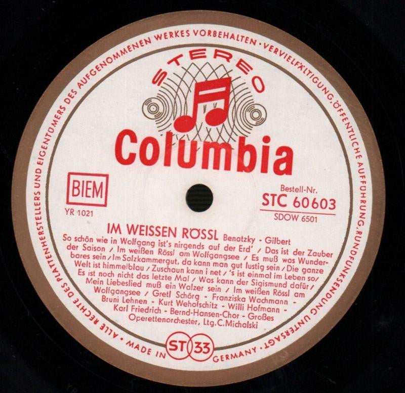 Im Weissen Rossl-Columbia-10" Vinyl Gatefold-VG/Ex