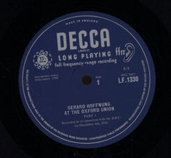 At The Oxford Union-Decca-10" Vinyl-Ex/VG+
